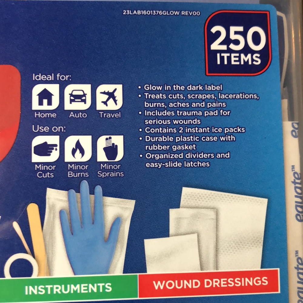 Equate First Aid Kit - Picture 4 of 4